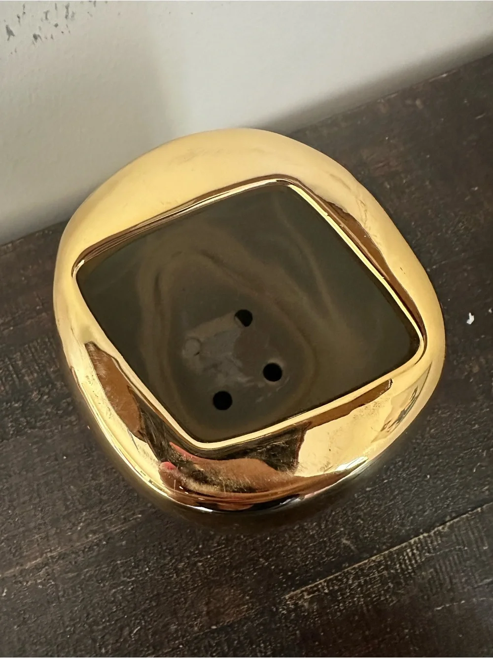 Bath & Body Works Gold Skull Foaming Hand Soap Holder